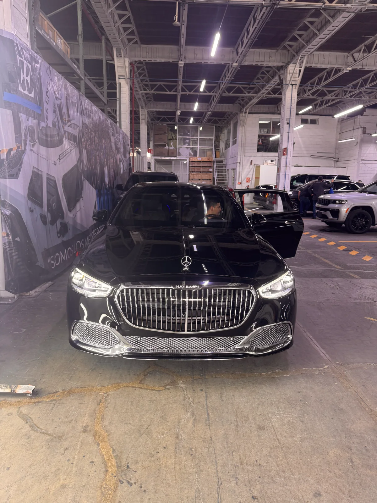 Mercedes-Maybach blindado en planta
